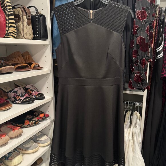 Ted Baker London Dresses & Skirts - Ted Baker London Eleese Black Skater Dress Size 8